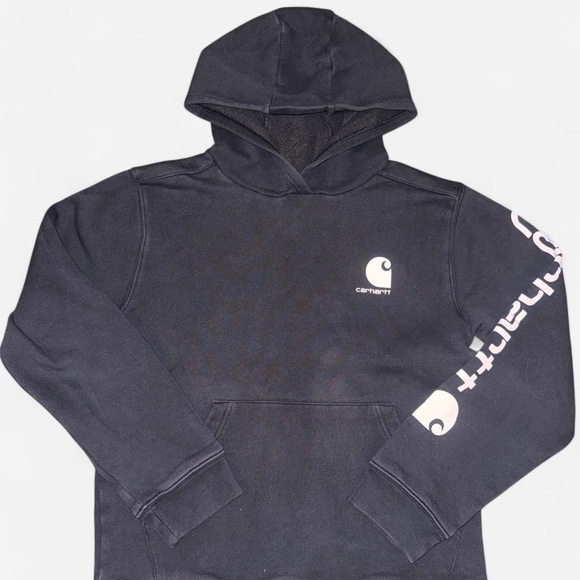 Carhartt Other - Boys Black Classic Carhartt
Pullover Hoodie Sweater Size Large